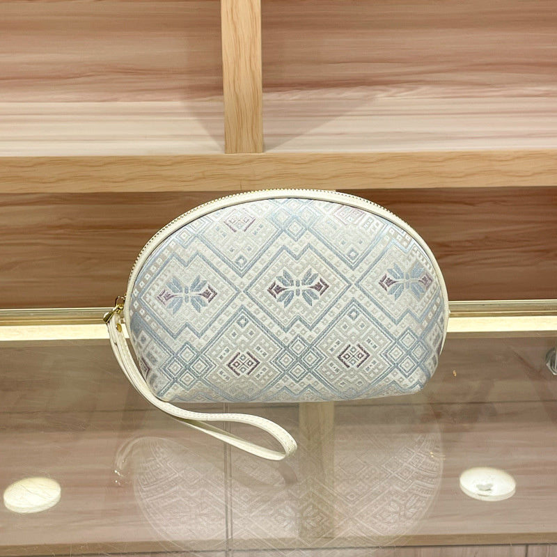 CHEN DIAOLUN brand women's handbag, genuine leather clutch new style brocade bag, super popular small coin purse