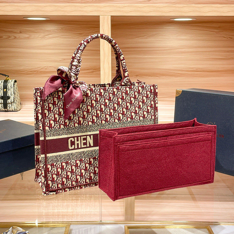 Handheld Tote for Women 2026 New Trendy Document Basket Embroidery High-end Large Capacity Commuting Shopping Bag