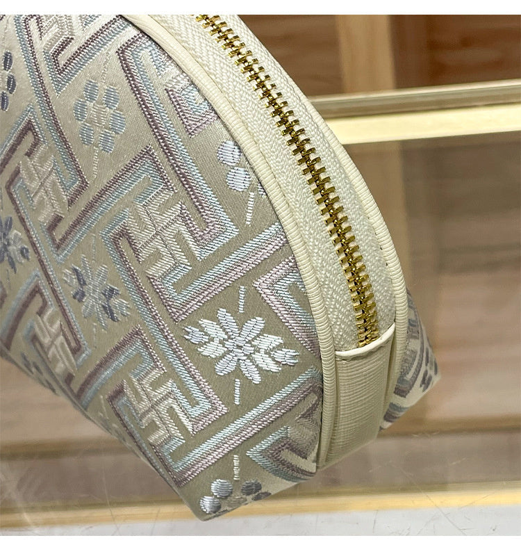 CHEN DIAOLUN brand women's handbag, genuine leather clutch new style brocade bag, super popular small coin purse