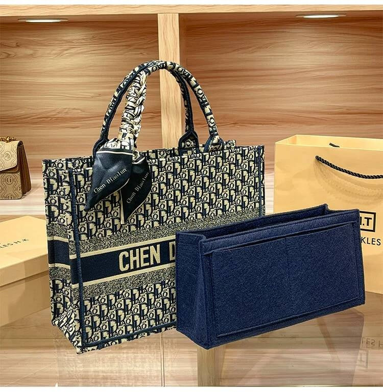 Handheld Tote for Women 2026 New Trendy Document Basket Embroidery High-end Large Capacity Commuting Shopping Bag
