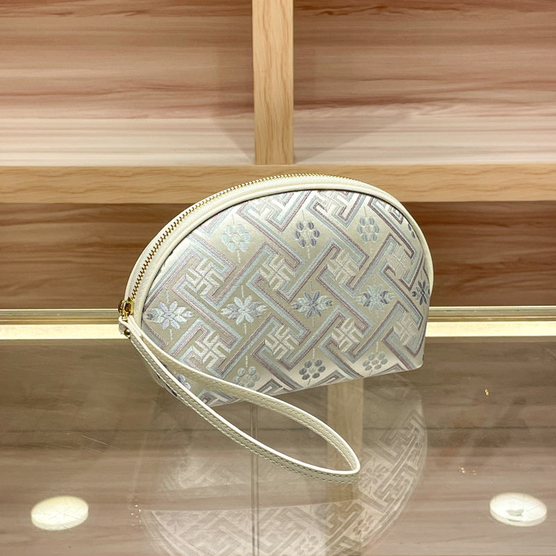 CHEN DIAOLUN brand women's handbag, genuine leather clutch new style brocade bag, super popular small coin purse